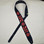Red Chinese Dragon Embroidered Black Suede Guitar Strap
