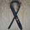 Rose & Cross Embroidered Black Suede Guitar Strap