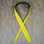 Yellow Double Suede Guitar Strap