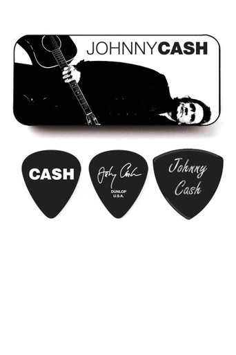 Johnny Cash Pick tin and 5 Picks