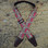 Aboriginal Art Guitar Strap - Red Gum Flower