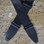 3" Black Soft Leather Slide Adjustable Guitar Strap