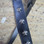 2.5" Black Leather with Skull & Spanner Feature Guitar Strap