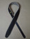 2.5" Padded Upholstery Leather Guitar Strap Black & Grey