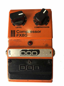 DOD FX80 Compressor 1980's USED Electric Guitar Pedal