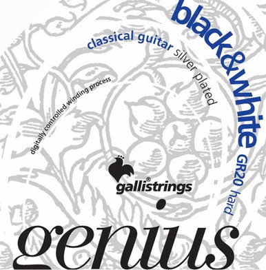 Gallistrings GENIUS BLACK & WHITE Hard Tension