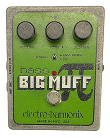 Electro-Harmonix Bass Big Muff Pi Distortion Sustainer Guitar Pedal