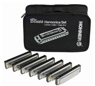 Hohner Blues band set of 7 harmonicas