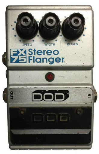 DOD FX75 Stereo Flanger Guitar Effects Pedal (DODFX75)