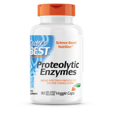 DOCTOR'S BEST PROTEOLYTIC ENZYMES, 90 VEGETARIAN CAPSULES