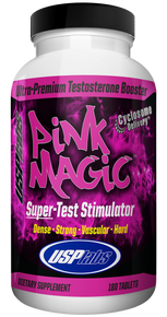 USP LABS PINK MAGIC TESTOSTERONE BOOSTER, 180 TABLETS