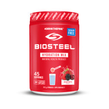 BIOSTEEL HYDRATION MIX ESSENTIAL ELECTROLYTES SUGAR FREE MIXED BERRY, 45 SERVINGS