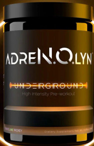 BLACKMARKET LABS ADRENOLYN UNDERGROUND HIGH INTENSITY PRE-WORKOUT GRAPE LIME RICKEY, 25 SERVINGS