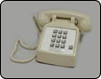 Cortelco 250044-VBA-20F, Single-Line Telephone w/ Flash (USA)
