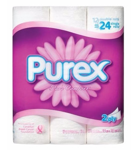 Bathroom Tissue, 12-Roll - Purex