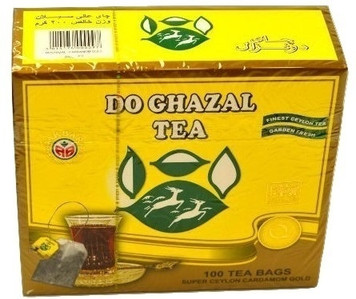 Black Tea with Cardamom 100 Tea Bags​ - Do Ghazal