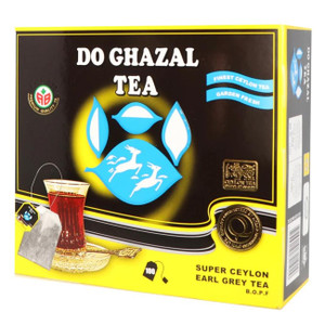 Black Tea with Earl Grey (چای کیسه ای ارل گری) 100 Tea Bags​ - Do Ghazal