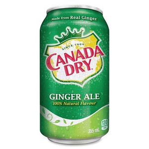 Canada Dry (Ginger Ale) Can 355ml 12 Pack