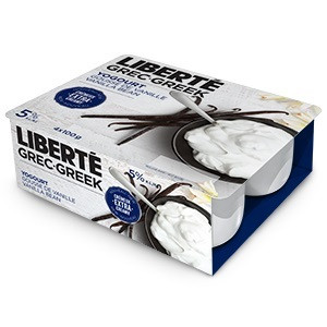 Greek Yogurt Vanilla 2% - 4 X 100 gr - Liberté