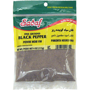 Ground Black Pepper 4 oz.- Sadaf
