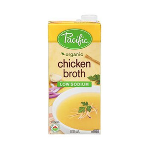 Organic Chicken Broth Low Sodium - Gluten Free  (946 ml) - Pacific