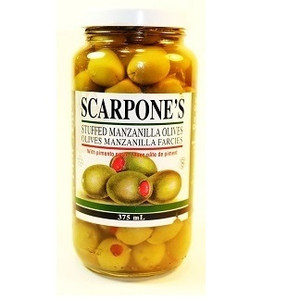 Stuffed Queen Olives 375 ml - SCARPONE'S