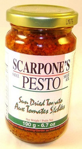 Sun Dried Tomato Pesto (190gr) - SCARPONE'S