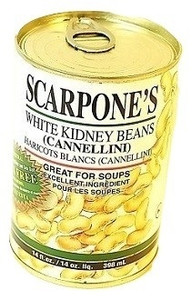 White Kidney Beans ( Cannellini) 14 OZ - SCARPONE'S