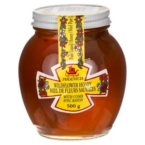 Wildflower Honey with comb 500 gr - Phoenicia