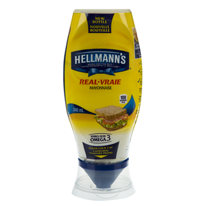 Real Mayonnaise, Easy Squeeze (340mL) - HELLMANN'S 