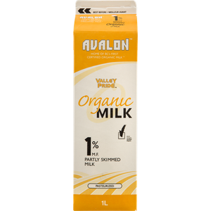 Organic 1% Milk (1 L) - VALLEY PRIDE 