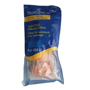 Wild Pink Salmon Fillets (4 fillets,454 gr) - SeaQuest