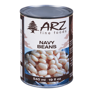White Navy Beans (540 mL) - Arz