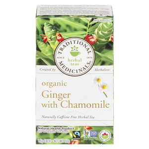 Organic Ginger with Chamomile (20 ea) - TRADITIONAL MEDICINALS 