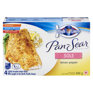 Pan Sear Selects Sole, Lemon Pepper (540 g) - High liner