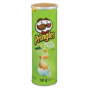 Crisps, Sour Cream & Onion Chips (156 g) - PRINGLES - DIZIN Online Store
