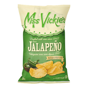 Kettle Cooked Potato Chips, Jalapeno (220 g) - MISS VICKIE'S 