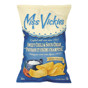 Kettle Cooked Potato Chips, Sweet Chili and Sour Cream (220 g) - MISS VICKIE'S 