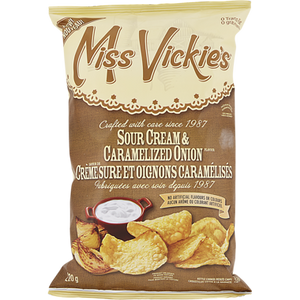 Potato Chips, Sour Cream & Caramelized Onion (220 g) - MISS VICKIE'S 