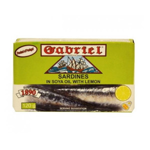 Sardines in Soya Oil with Lemon120 gr - Gabriel