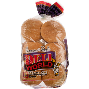 Hamburger Sesame Buns (866 g) - DELI WORLD 