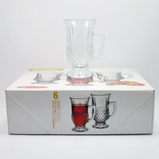 Handled Tea Glasses Set of 6 Gift Box - Pasabahce