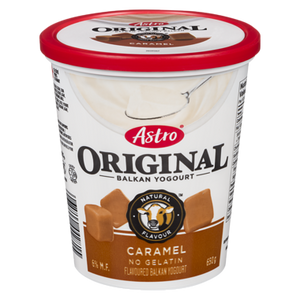 Original Balkan Style Yogurt, Caramel (650 g) - Astro