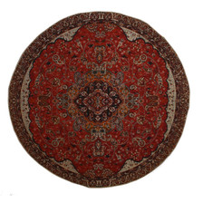 Termeh Round Tablecloth Fahimeh Red (Dia 37.5")