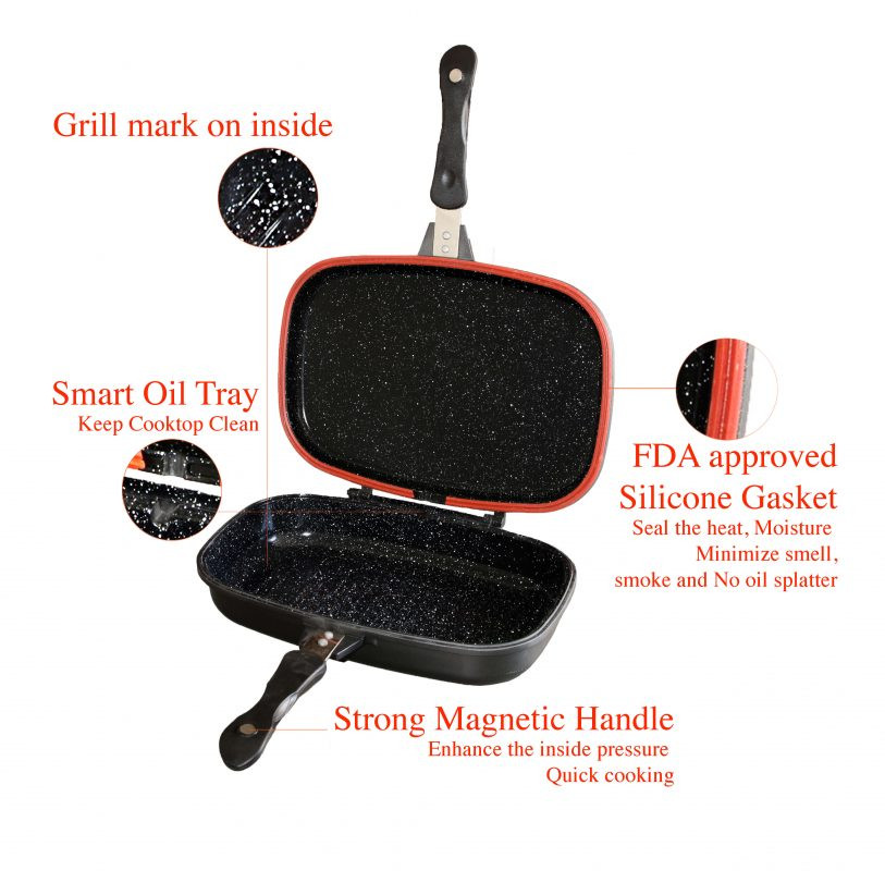Double Sided Grill Pan Pars Collection DIZIN Online Store