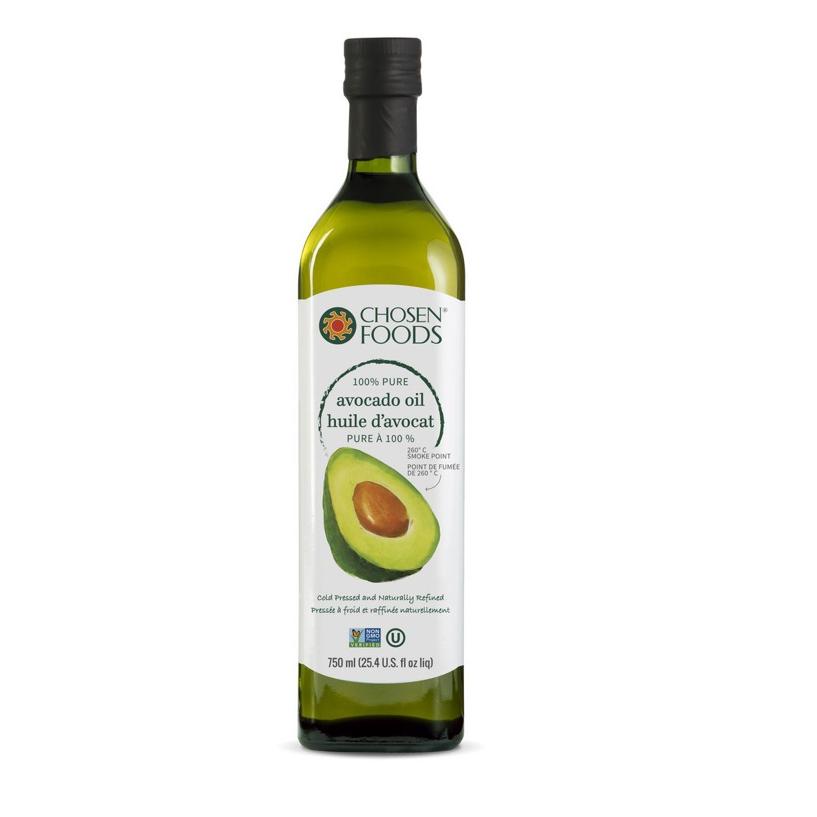 100 Pure Avocado Oil 750 ml Chosen Foods DIZIN Online Store