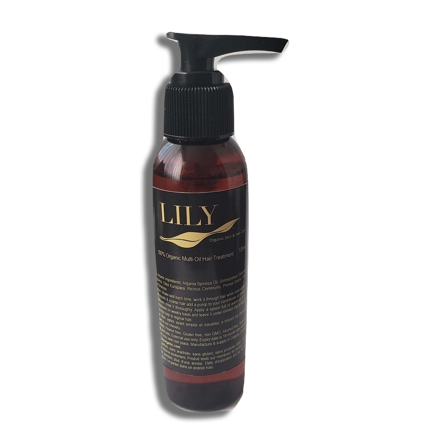 Organic Multi Oil Hair Treatment 120ml Lily Organic Dizin