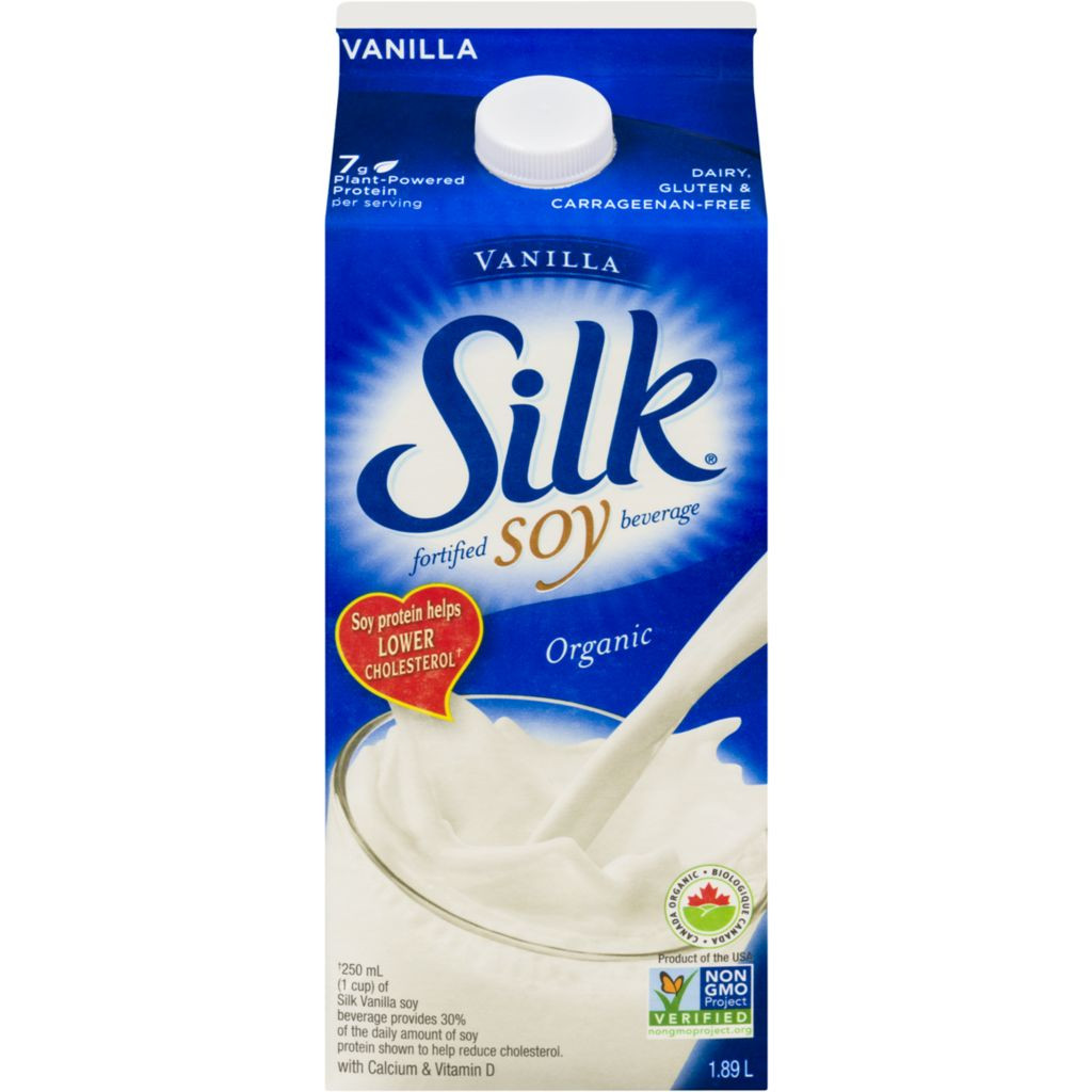 Organic Soy Beverage, Vanilla (1.89 L) - SILK - DIZIN Online Store