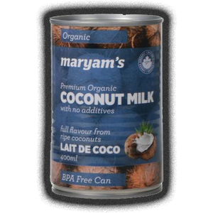 Premium Organic Coconut Milk 400ml - Maryam