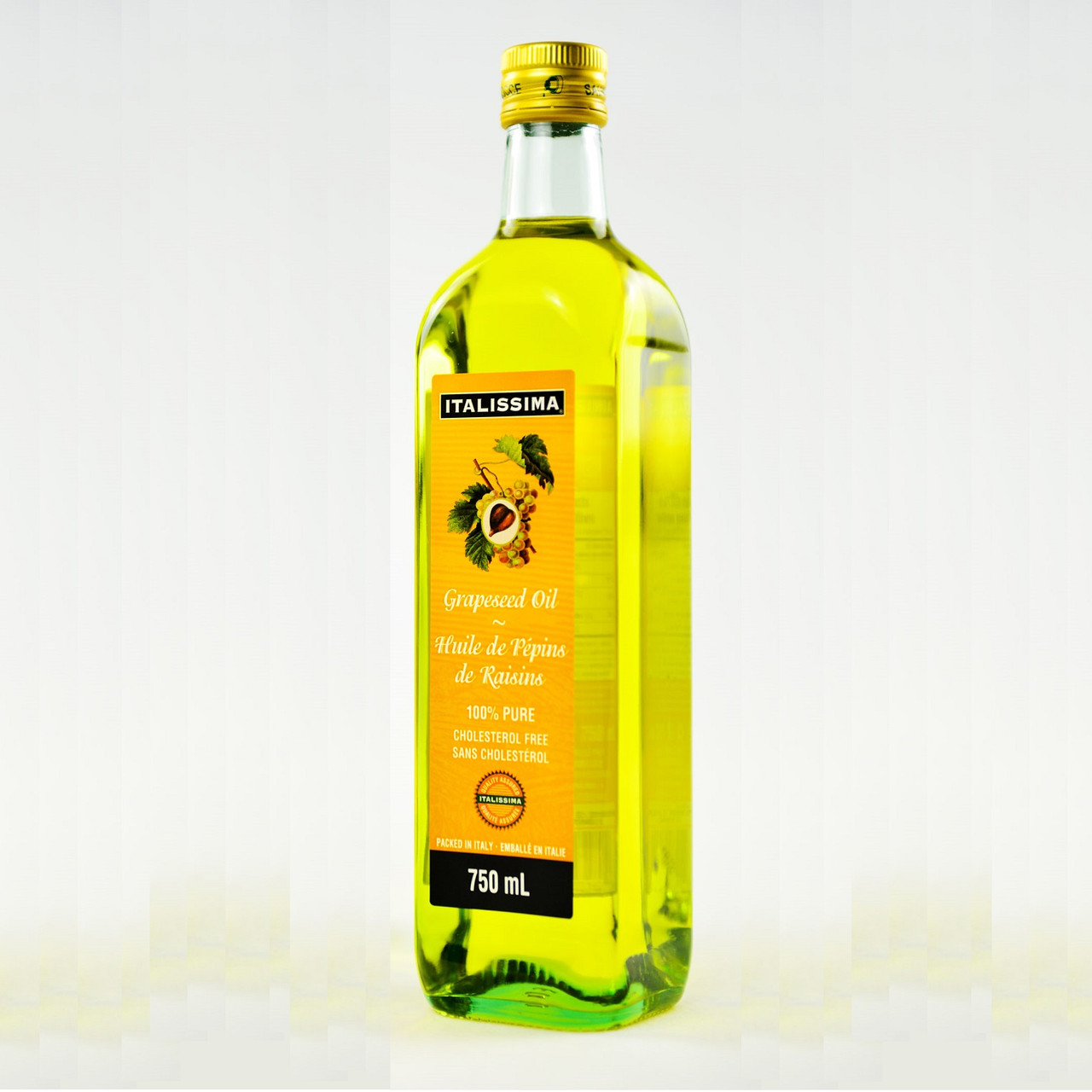 100 Pure Grape seed Oil Cholesterol Free 750 ml Italisma DIZIN